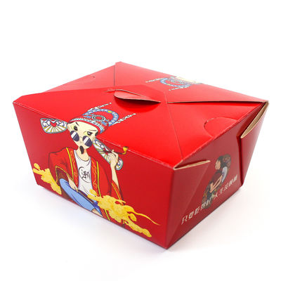 Customized Logo Printing Disposable Take Away Kraft Paper Salad Box Fast Food Packaging Lunch Box