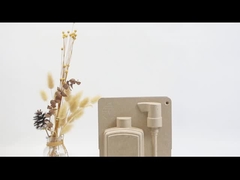 Emballage en plateau de pâte moulé pour shampooing corporel