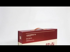 La boîte cadeau magnétique à fruit orange avec poignée