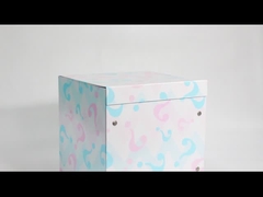 Boîte cadeau pliable à boutons